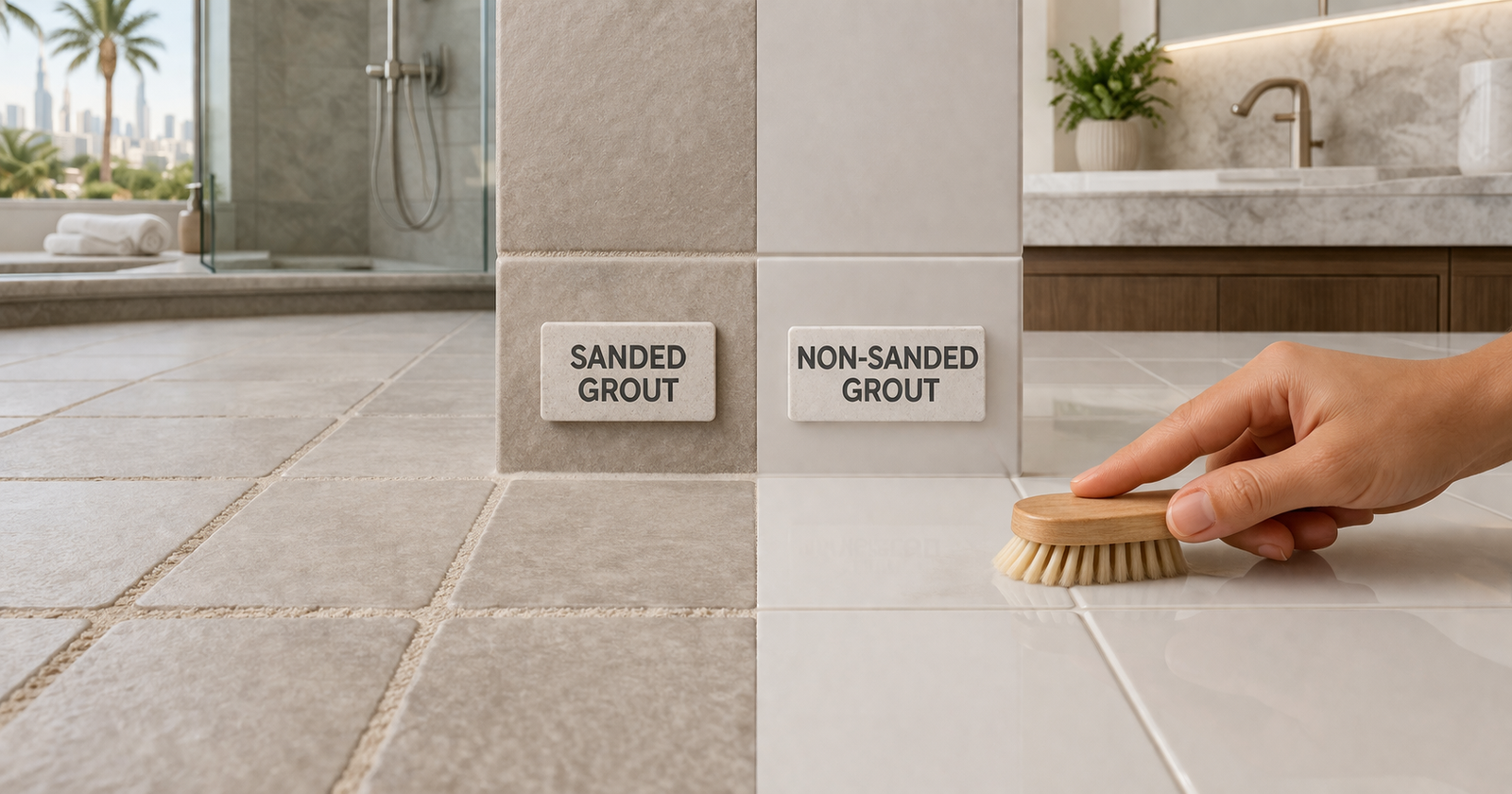 Sanded vs Non-Sanded Grout: What Dubai Homeowners Need to Know Before Cleaning