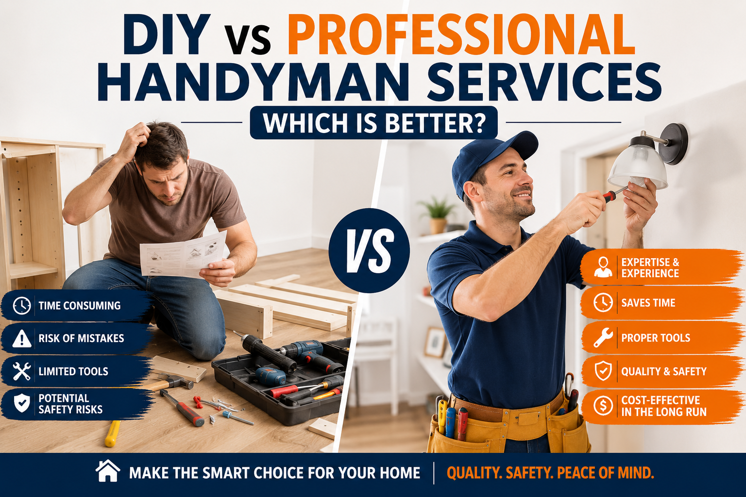 DIY vs Professional Handyman Services: Which Is Better?