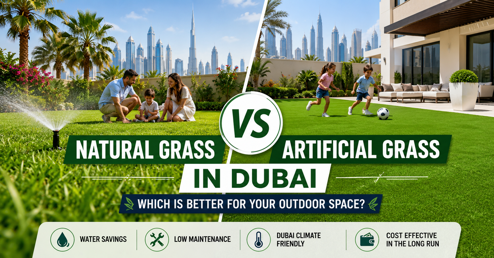 Natural Grass vs Artificial Grass in Dubai: Which Is Better?