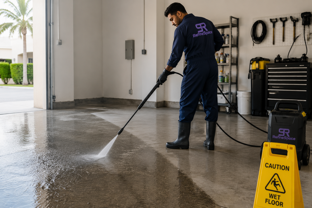 Professional Garage Floor Cleaners in Dubai